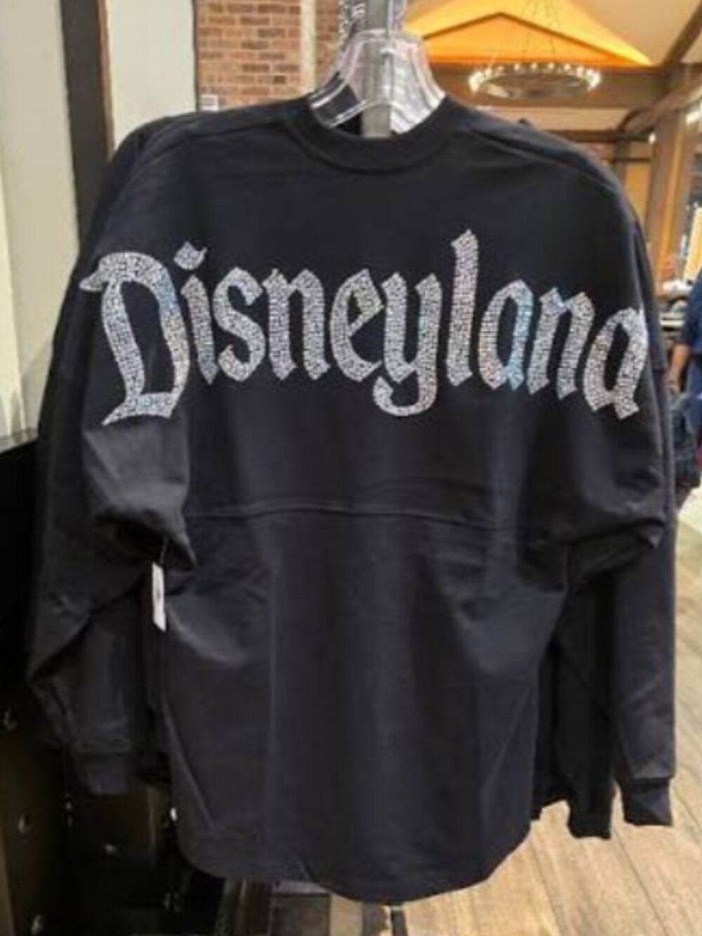 SIZE SMALL Disneyland Black Rhinestone Spirit Jersey Disney Parks